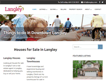 Tablet Screenshot of langley.com